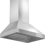 ZLINE 30" Ducted Wall Mount Range Hood with Dual Remote Blower in Stainless Steel (597-RD-30)