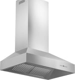ZLINE 36" Professional Ducted Wall Mount Range Hood in Stainless Steel with Crown Molding (667CRN-36)