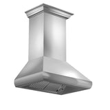 ZLINE 36" Professional Convertible Vent Wall Mount Range Hood in Stainless Steel with Crown Molding (587CRN-36)