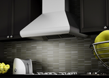 ZLINE 36" Ducted Wall Mount Range Hood with Dual Remote Blower in Stainless Steel (687-RD-36)