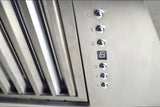 ZLINE Convertible Vent Designer Series Wall Mount Range Hood in DuraSnowð Stainless Steel (655-4SSSS-48)