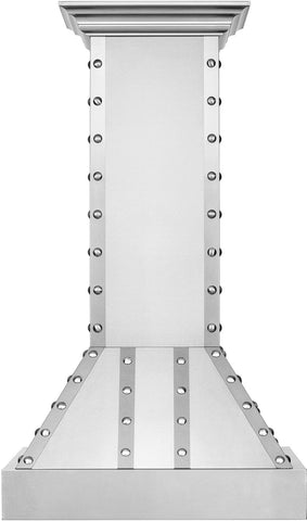 ZLINE Convertible Vent Designer Series Wall Mount Range Hood in DuraSnowð Stainless Steel (655-4SSSS-48)