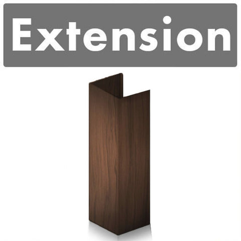ZLINE 61 in. Wooden Chimney Extension Ceilings - 12.5 ft. (KBRR-E)