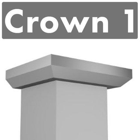 ZLINE Crown Molding Profile 1 Wall Mount Range Hood (CM1-687)
