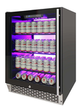 Private Reserve Series 117-Can Backlit Panel Commercial 54 Beverage Cooler EL-54BCCOMM-L