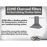 ZLINE Charcoal Replacement Filters for Models 587, 597, and 9597 (Set of 2)