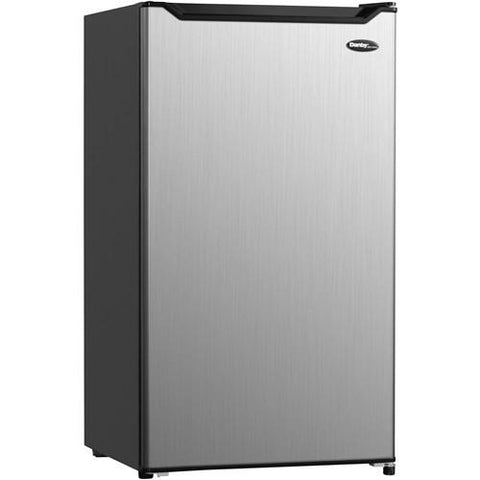 Danby 4.4 CuFt. Refrigerator, Full Width Freezer Section - Black  DCR044B1SLM