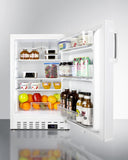 Summit 20" Wide Built-In All-Refrigerator, ADA Compliant ALR46WCSS