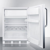 Summit 24" Wide Built-In Refrigerator-Freezer CT661WBISSHV