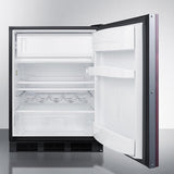 Summit 24" Wide Built-In Refrigerator-Freezer, ADA Compliant (Panel Not Included) CT663BKBIIFADA