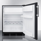 Summit 24" Wide Built-In Refrigerator-Freezer CT663BKBI