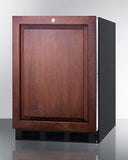 Summit 24" Wide Built-In All-Refrigerator, ADA Compliant (Panel Not Included) FF7LBLKBIIFADA