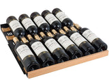 Allavino FlexCount II Tru-Vino 354 Bottle Dual Zone Black Side-by-Side Wine Refrigerator - Good Wine Coolers