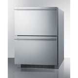 Summit 24" Wide 2-Drawer All-Refrigerator, ADA Compliant ADRD24