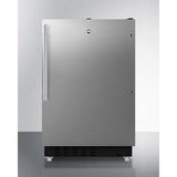 Summit 20" Wide Built-in Refrigerator-Freezer, ADA Compliant ALRF49BSSHV
