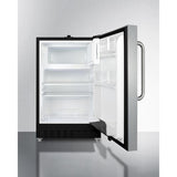 Summit 20" Wide Built-in Refrigerator-Freezer, ADA Compliant ALRF49BSSTB