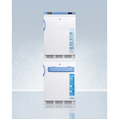 Summit 24" Wide All-Refrigerator/All-Freezer Combination FF7LW-VT65MLSTACKMED2