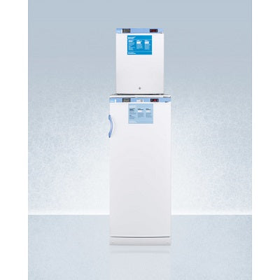 Summit 24" Wide All-Refrigerator/All-Freezer Combination FFAR10-FS30LSTACKMED2