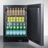 Summit 24" Wide Built-In Beverage Center (Panel Not Included) SCR610BLSDIF
