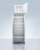Summit 24" Wide All-Refrigerator/All-Freezer Combination ACR1151-FS24LSTACKPRO