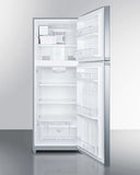 Summit 26" Wide Top Mount Refrigerator-Freezer With Icemaker FF1427SSIM