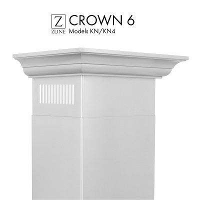 ZLINE Crown Molding Wall Range Hood (CM6-KN/KN4)