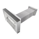 ZLINE 30" Ducted DuraSnow® Stainless Steel Range Hood with White Matte Shell (8654WM-30)